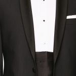 Black shoal collar dinner suit