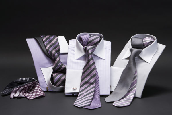 White collar and cuff two fold superfine pure cotton shirts