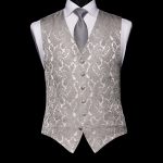 Silver paisley waistcoat 1 Silver paisley waistcoat