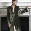 Ladies bespoke olive green jacket