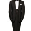 Black shoal collar dinner suit