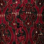 Black silk base with red and gold embroidery limited edition