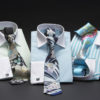 White collar and cuff two fold superfine pure cotton shirts