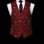 Black silk base with red and gold embroidery limited edition