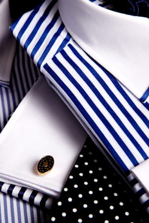 Mens superfine white collar and cuff twofold cotton shirts
